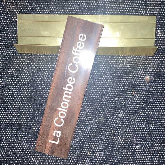 LA COLOMBE COFFEE Nameplate | VERY Rare | Philadelphia, PA Coffee Scene - Picture 4 of 9